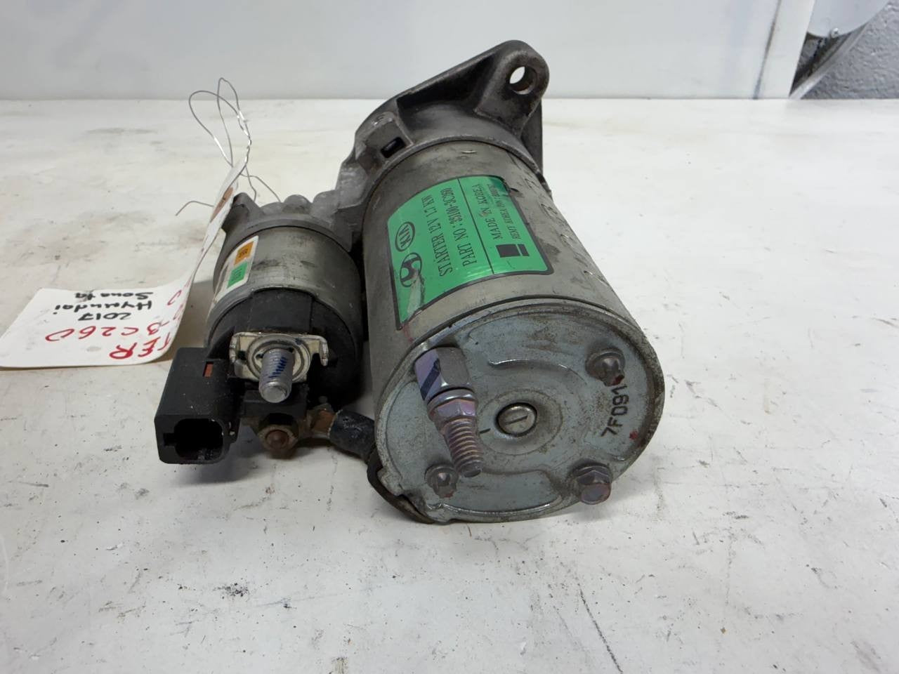 2017 Hyundai Sonata Starter Motor 361003C260 OEM Used