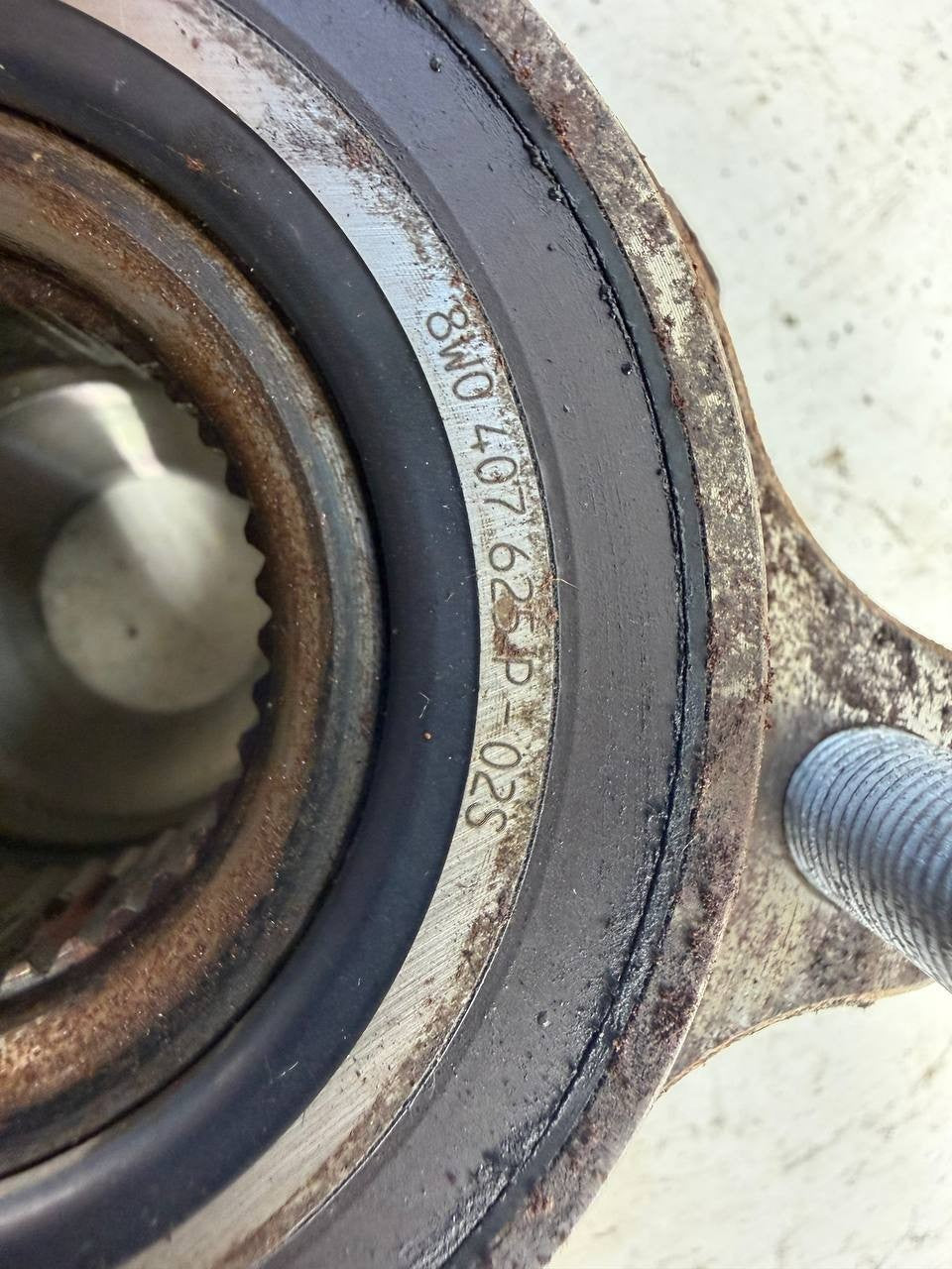 2021 Audi A6 Rear Right Wheel Hub Bearing Assembly OEM Used