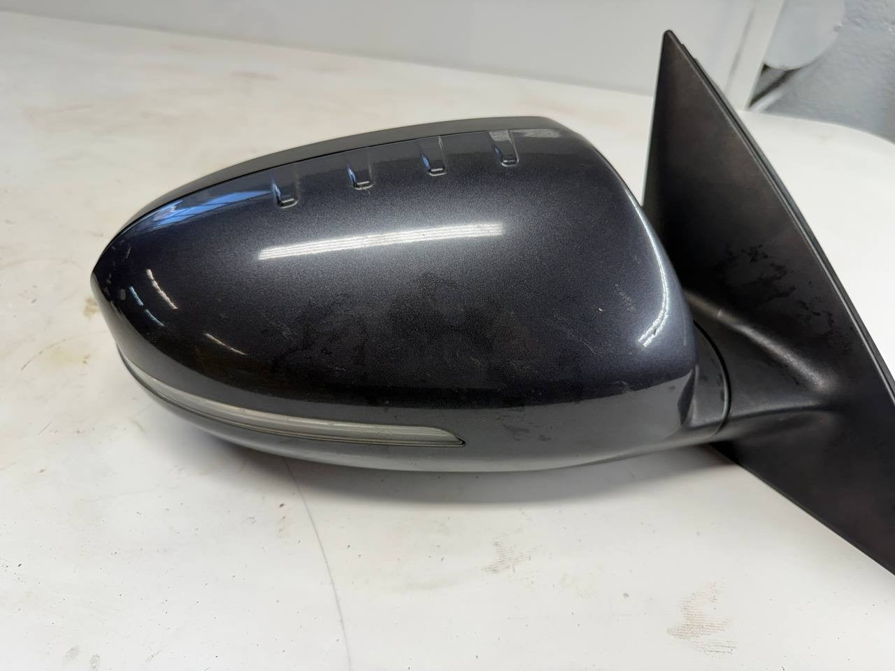 Kia Optima 2015 Right Side Door Mirror RH Power Heated Dark Grey OEM Used