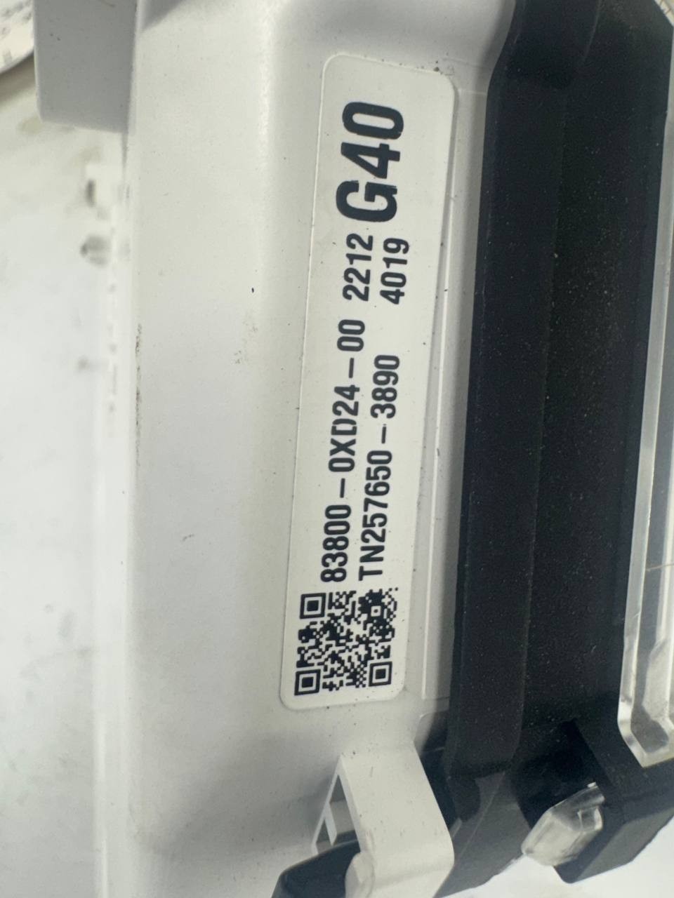 2023 Toyota Camry Instrument Cluster TN257650-3890 OEM
