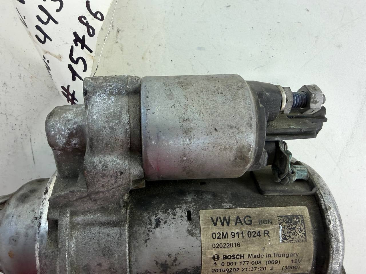 2016 Volkswagen Passat Starter Motor 02M911024R OEM Used