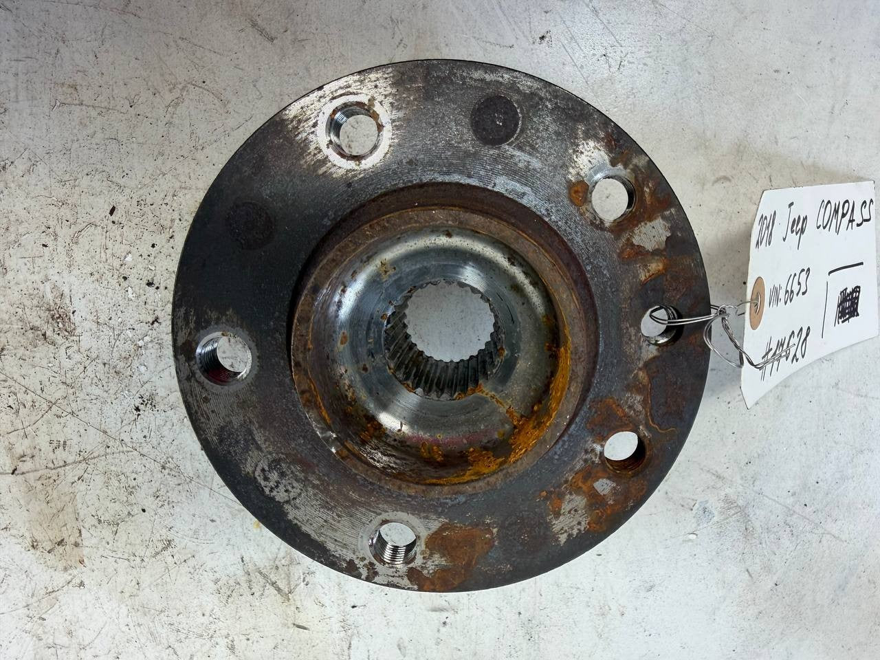 2018 Jeep Compass Wheel Hub Bearing Assembly OEM Used
