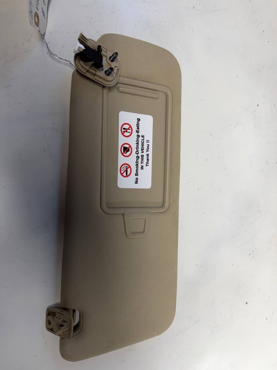 2017 Hyundai Sonata Passenger Right Sun Visor RH OEM Used