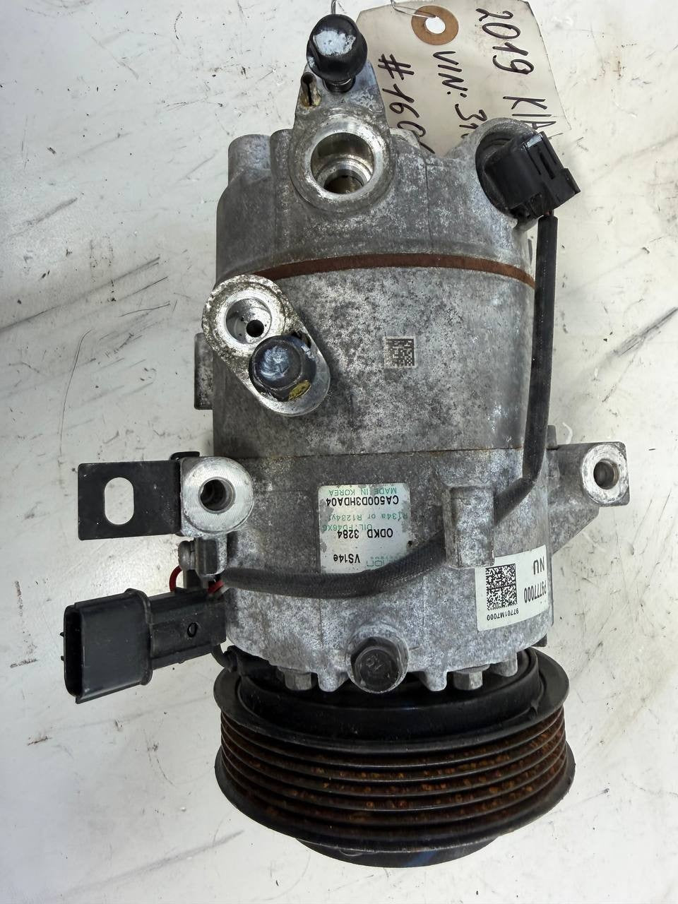 2019 Kia Forte A/C Air Conditioning Compressor CA500D3HDA04 OEM Used