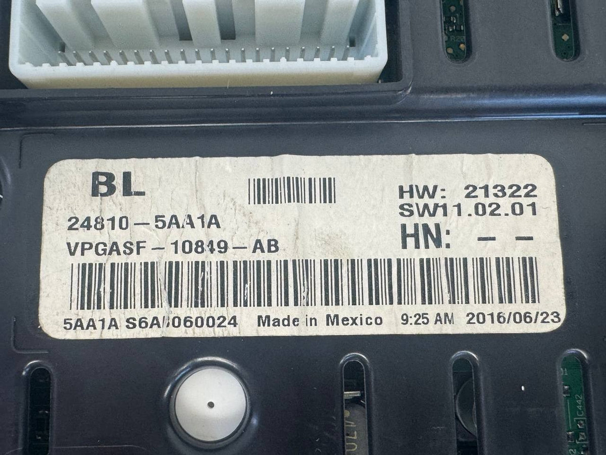 2017 Nissan Murano SL Instrument Cluster 24810 - 5AA1A OEM