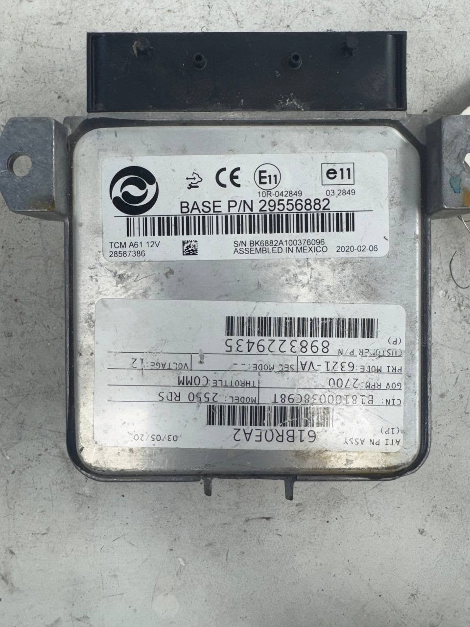 Allison Transmission Control Module TCM 29556882 OEM Used