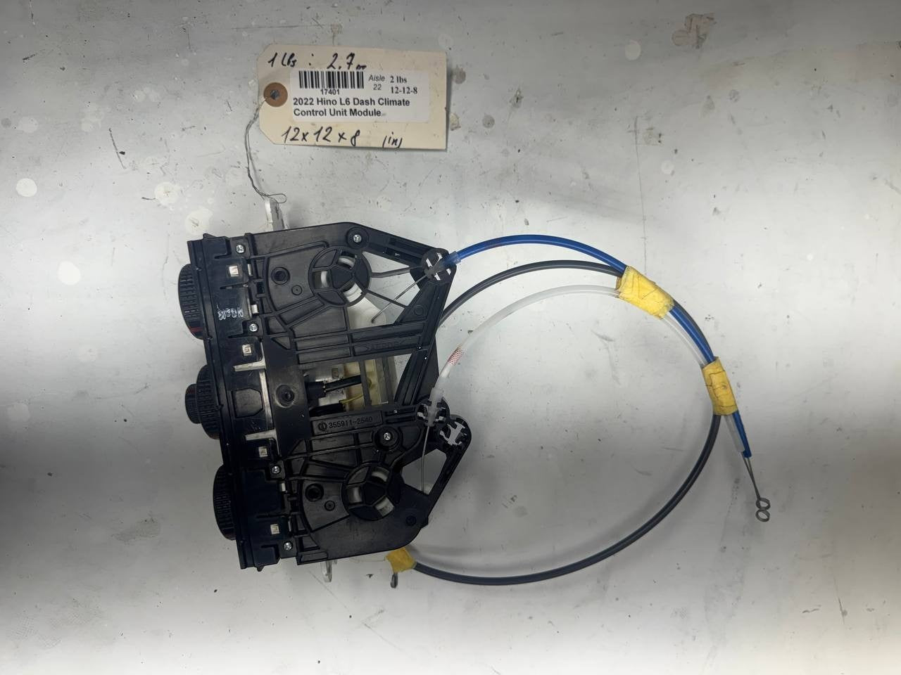 2022 Hino L6 Dash Climate Control Unit HVAC Module OEM Used