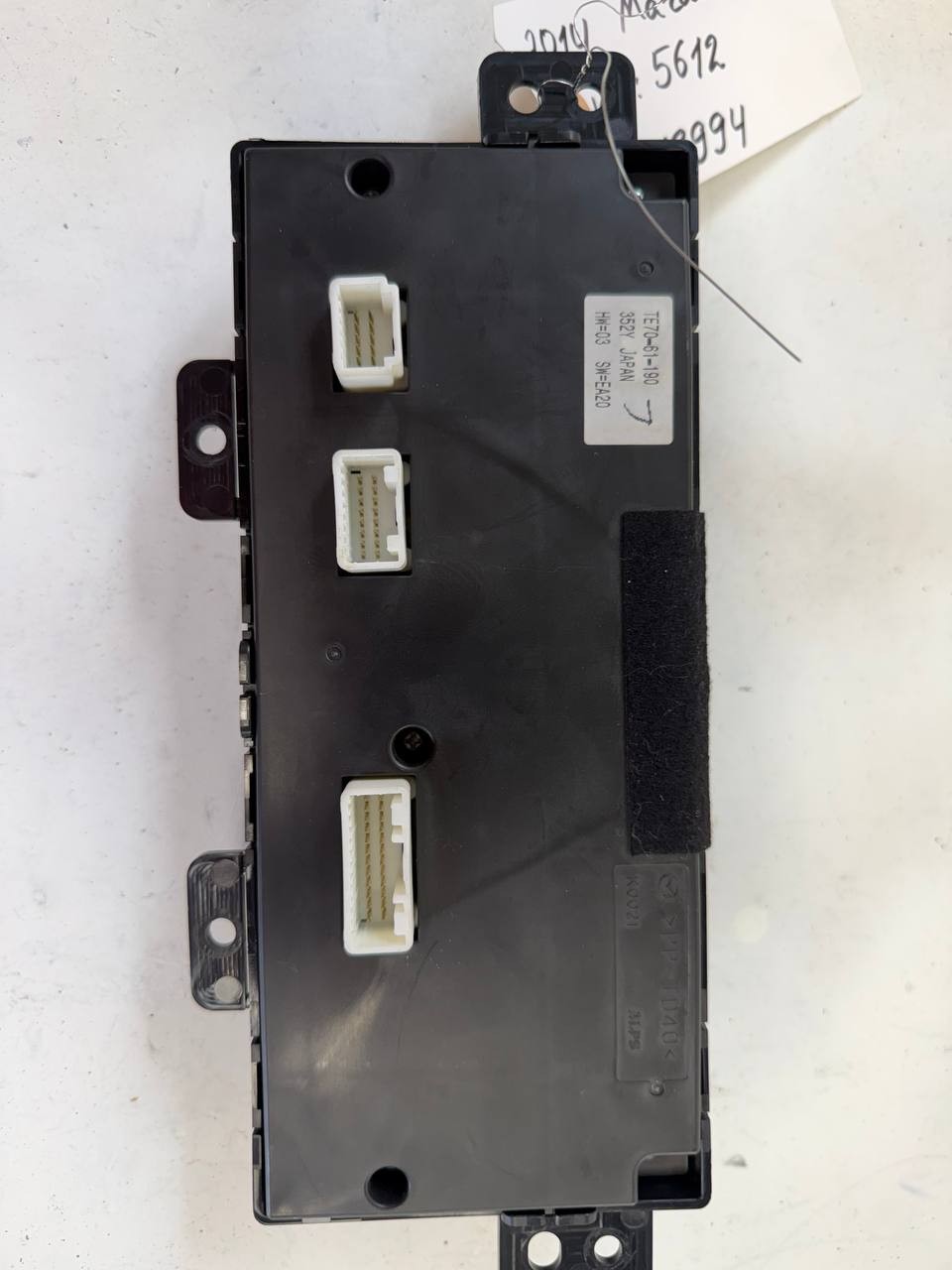 2014 Mazda cx9 Climate Control A/C Heater Temperature Control Panel OEM Used