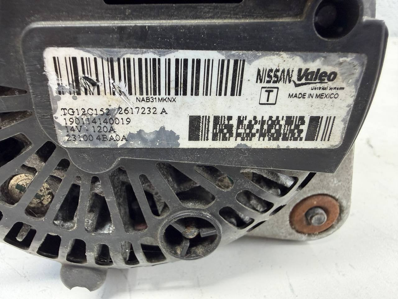 2019 Nissan Rogue Alternator Generator 231004BA0A OEM Used