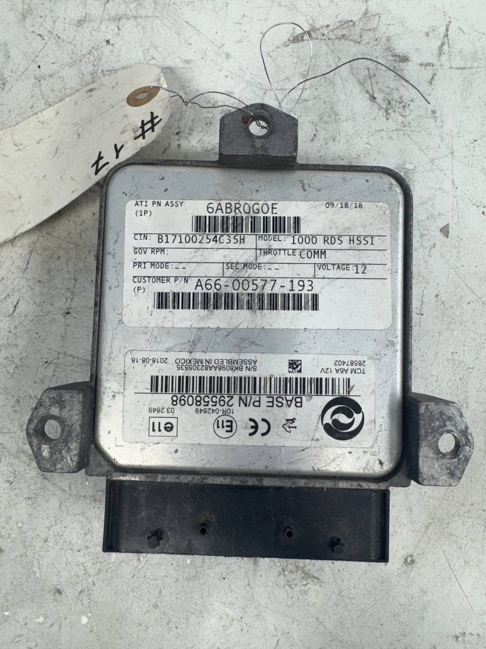 Allison Transmission Control Module TCM 29558098 OEM Used