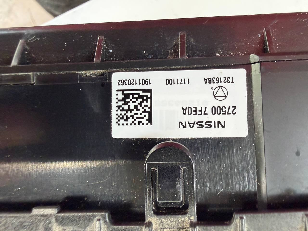 2019 Nissan Rogu Climate Control A/C Heater Temperature Control Panel 275007FE0A