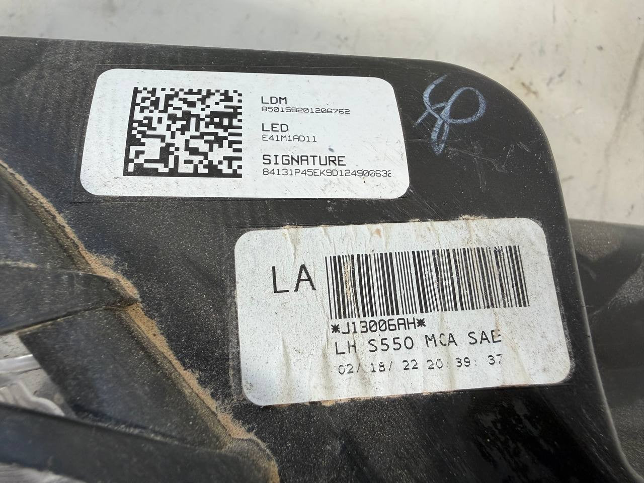2018 - 2023 Ford Mustang Left Driver Side LED Fog Light LHS550MCASAE OEM Used
