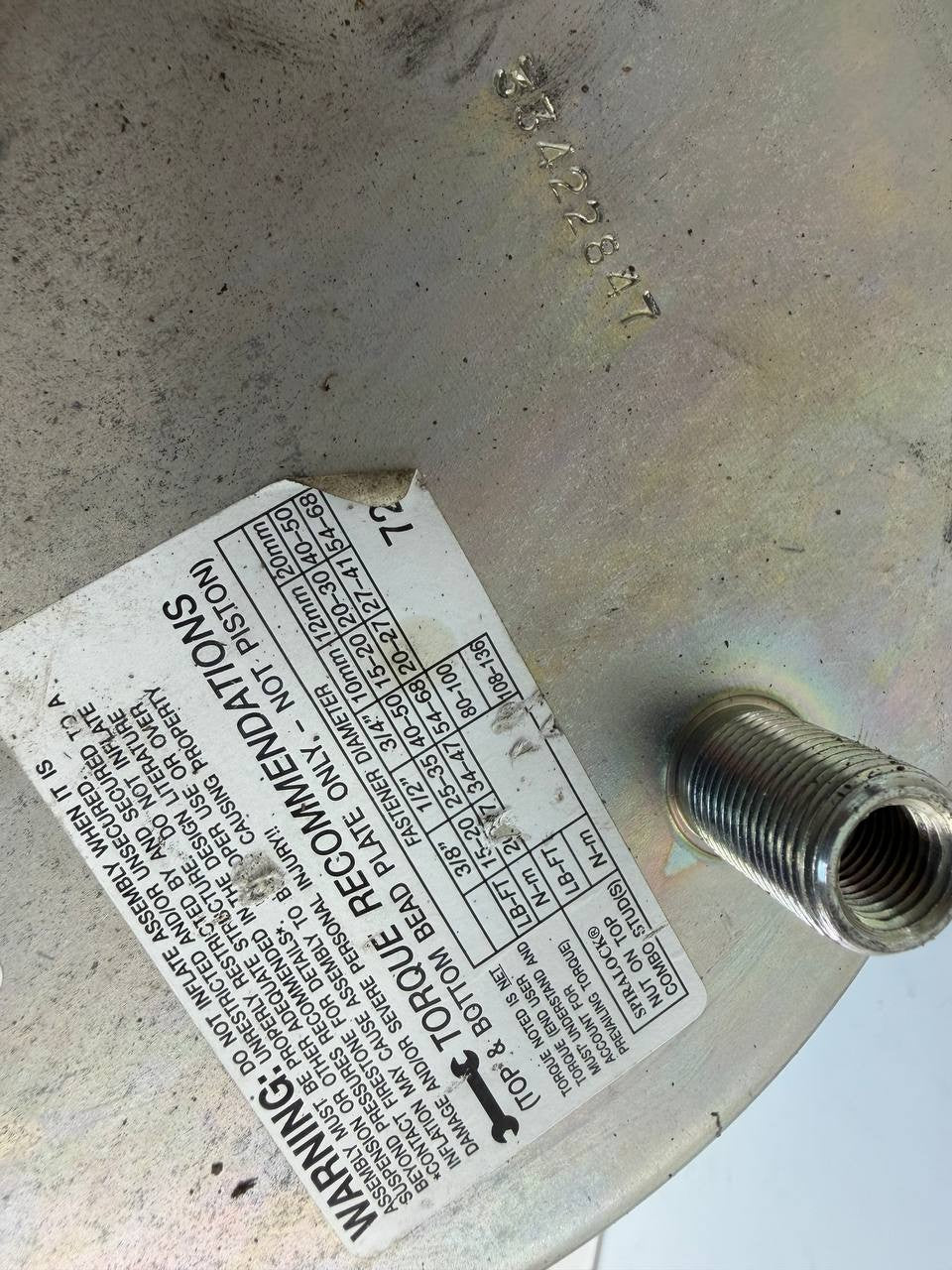 Hendrickson VANTRAAX 40K Trailer Air Spring Air Bag OEM