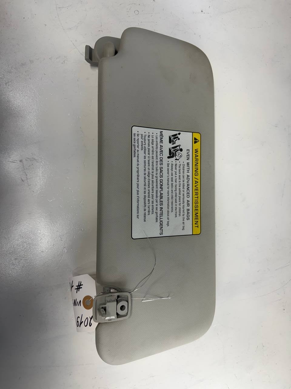 2019 Toyota Camry Driver Left Sun Visor LH OEM Used