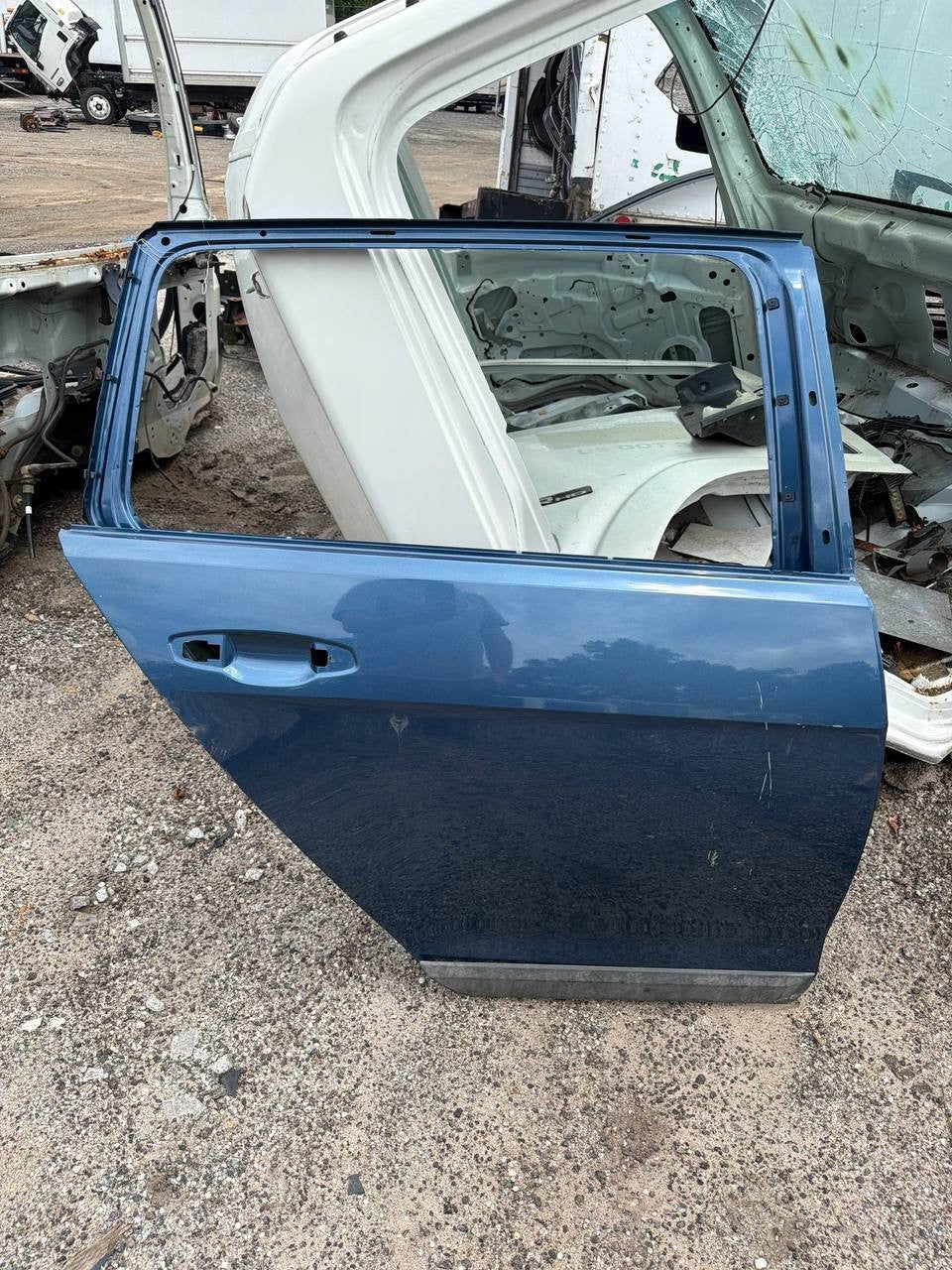 2020 Volkswagen Golf Alltrack Rear Right Door Dark Blue OEM Used 39k miles