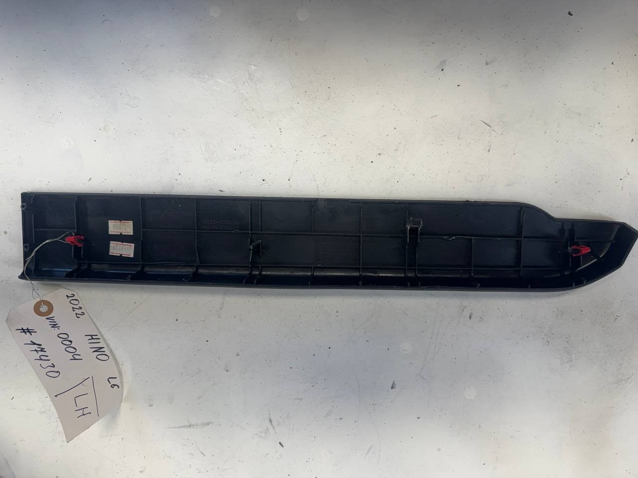 2022 Hino L6 Left Door Armrest Interior Trim 74220E0050 OEM Used