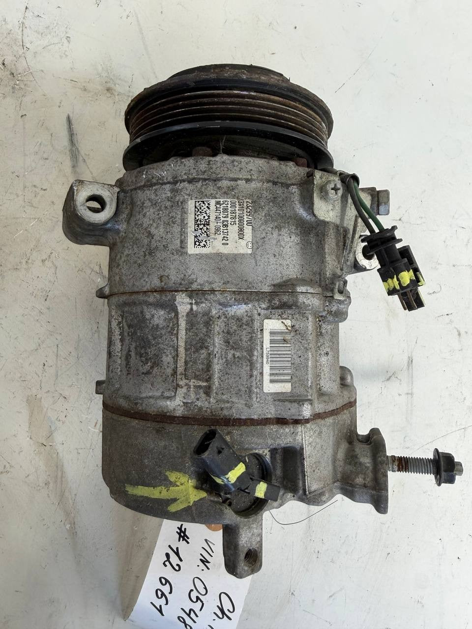 2018 Chevrolet Malibu A/C Air Conditioning Compressor MC447140 - 0962 OEM Used