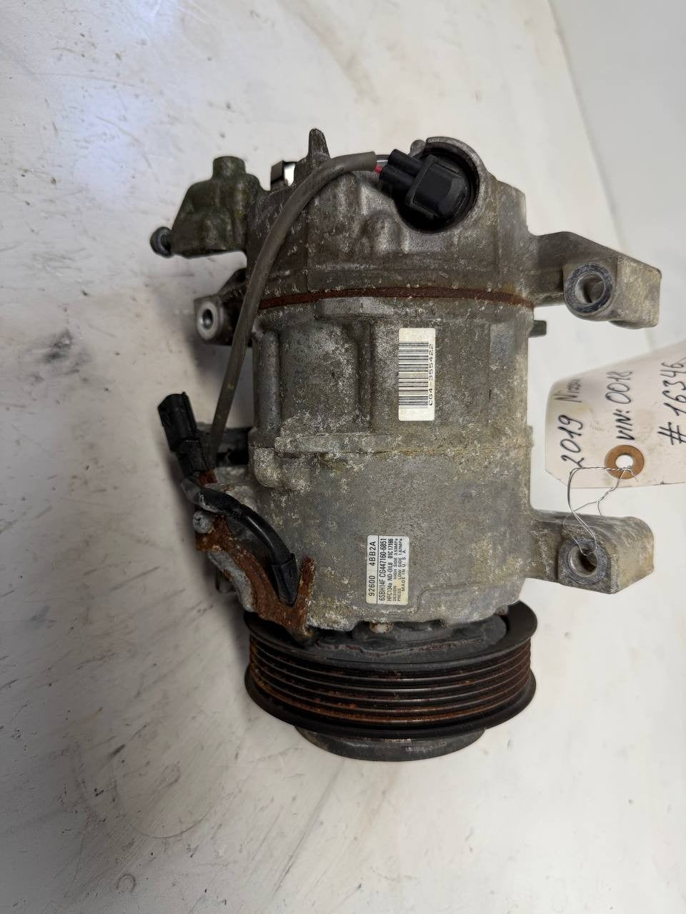 2019 Nissan Rogue A/C Air Conditioning Compressor 6SBH14F CG447160-6851 OEM Used