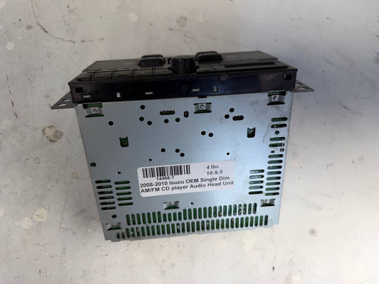 2008-2010 Isuzu OEM Single DIN AM/FM CD Player Audio Head Unit 2-90104-801-0 OEM