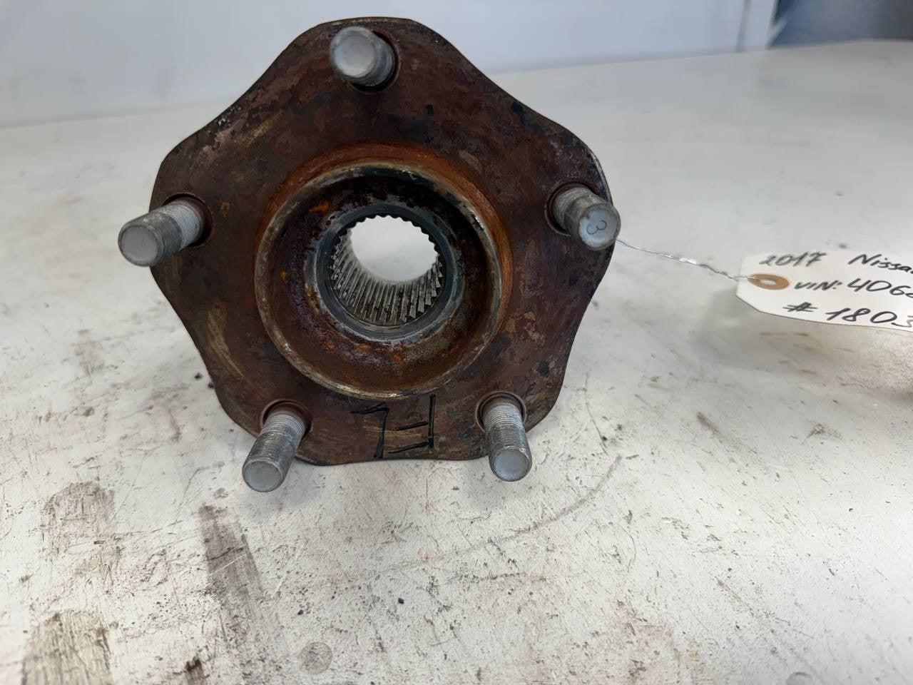 2017 Nissan Murano Front Left Wheel Hub Bearing Assembly OEM Used