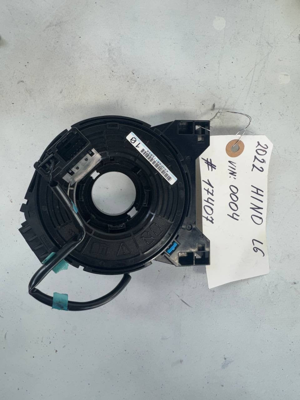 2022 Hino L6 Steering Wheel Clock Spring Spiral Cable Airbag OEM Used