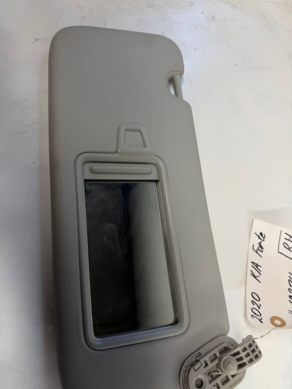2020 Kia Forte Passenger Right Sun Visor RH OEM Used