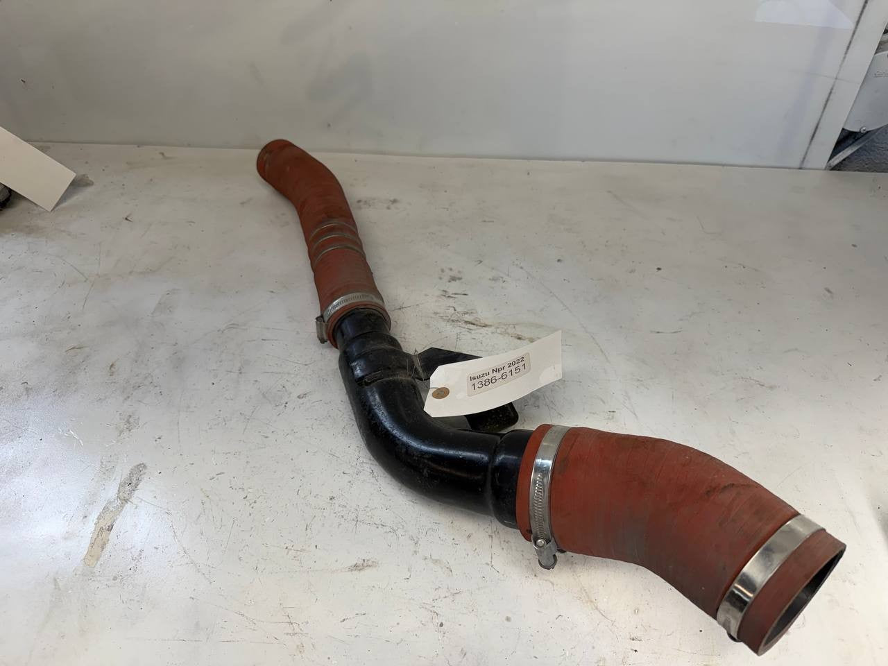 Isuzu NPR Turbo Intercooler Pipe Hose Charge Air Cooler Tube Assembly OEM Used