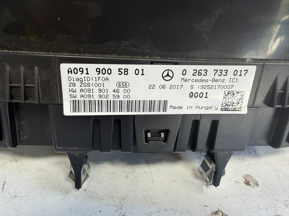 2018 Infinity QX-30 Instrument Cluster A0919005801 OEM